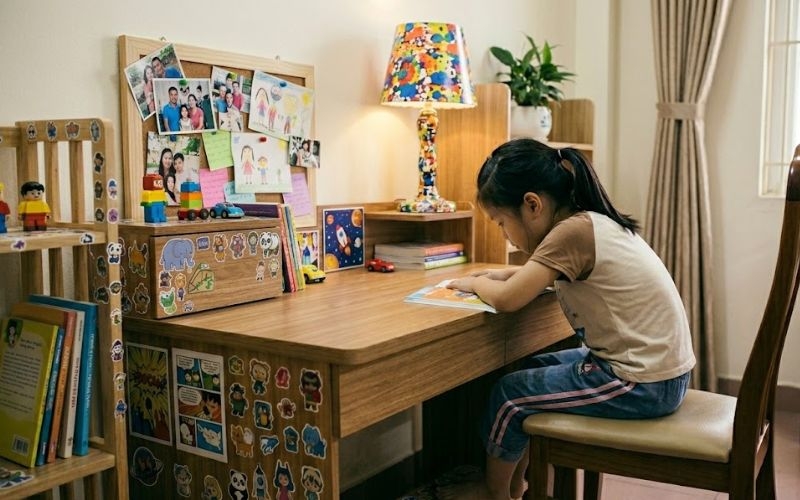 Những sai lầm khi chọn bàn ghế học sinh cấp 1 khiến trẻ bị...